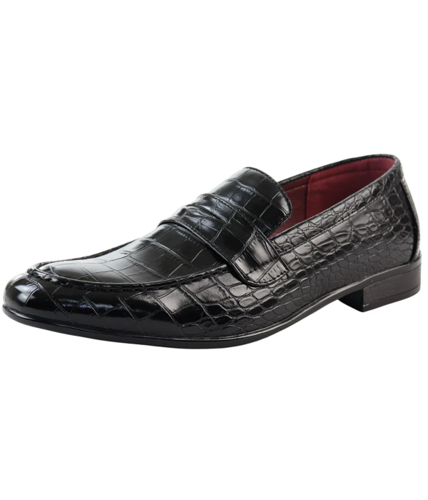 Men's Slip On Formal Black Loafers