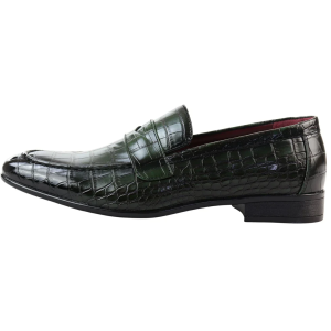 Men’s Slip On Formal Green Loafers