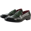 Men's Slip On Formal Green Loafers