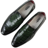Men's Slip On Formal Green Loafers