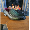 Men's Slip On Formal Green Loafers