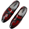 Men's Patent Tassel Slip On Red Loafers