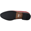 Men's Patent Tassel Slip On Red Loafers