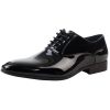 Men's Black Lace Up Derby Shoes