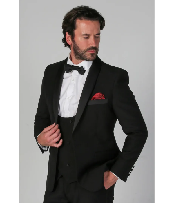 Ford - Men's Black Shawl Lapel Blazer