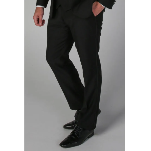 Ford – Men’s Black Tuxedo Trousers