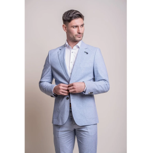 Fredrik – Men’s Light Blue Summer Blazer