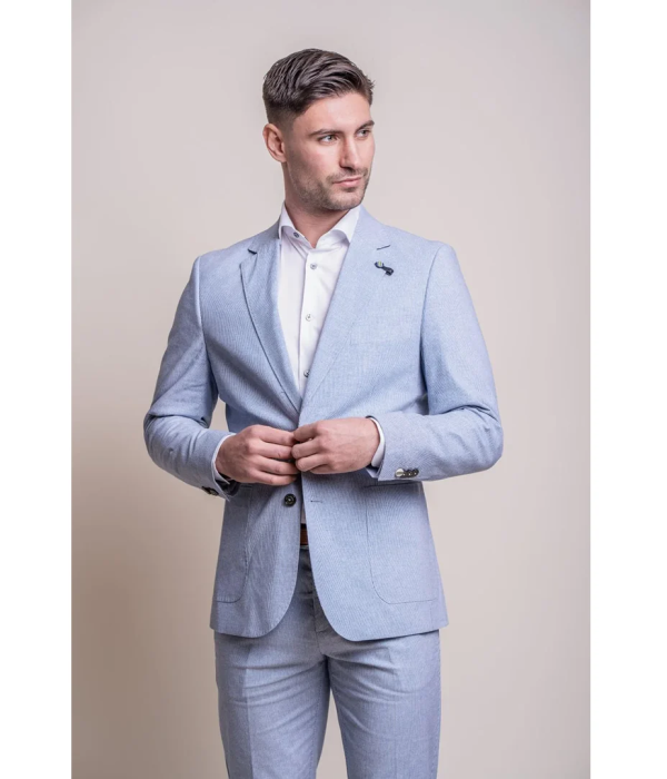 Fredrik - Men's Light Blue Summer Blazer