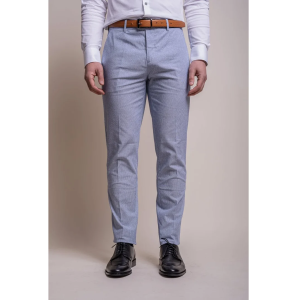 Fredrik – Men’s Light Blue Summer Trousers