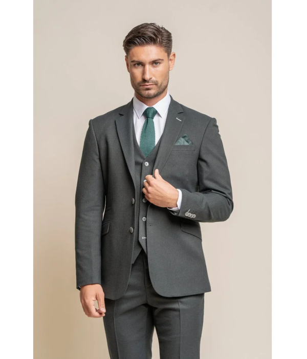 Furious - Men's Dark Olive Formal Blazer