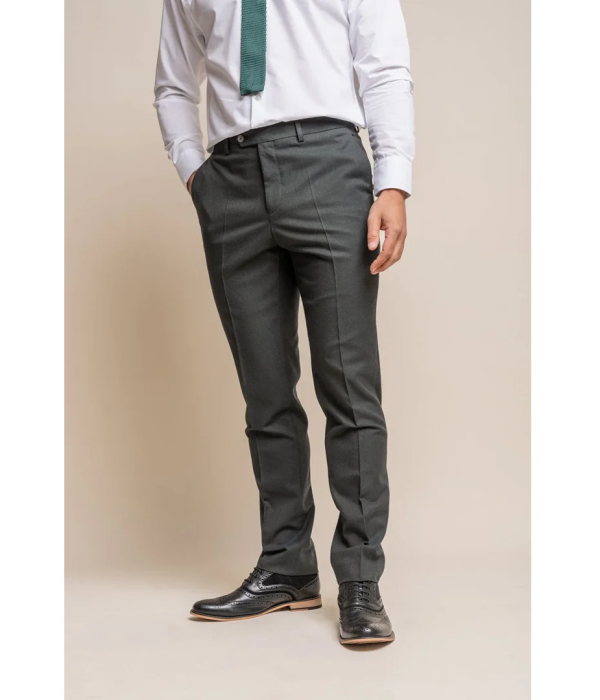 Furious - Men's Dark Olive Formal Trousers