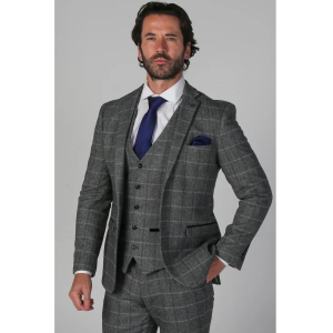 Harris – Men’s Grey Tweed Blazer