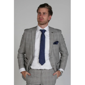 Hugo – Men’s Check Grey Blazer