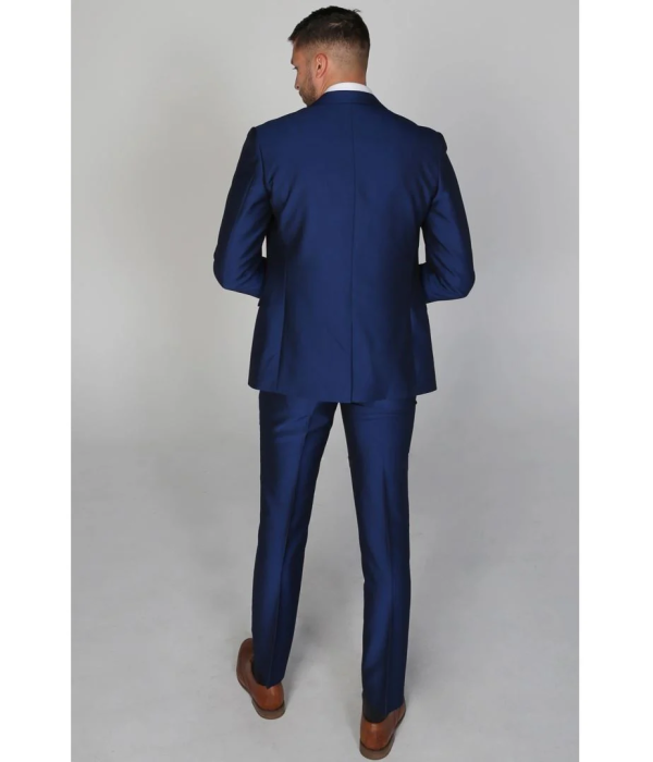 Kingsley - Men's Plain Blue Blazer