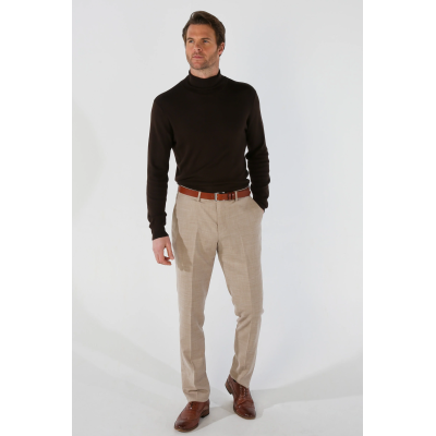 Kurt - Men's Beige Trousers