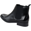 Men's Chelsea Slip On Black Ankle Boots