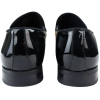 Men's Moccasin Loafers Shoes Leather Black Lined Slip On Velvet Smart Formal Shoe