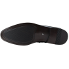 Men's Moccasin Loafers Shoes Leather Black Lined Slip On Velvet Smart Formal Shoe