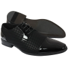 Men's Black Lace Up Derby Shoes