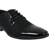 Men's Black Lace Up Derby Shoes