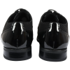 Men's Black Lace Up Derby Shoes