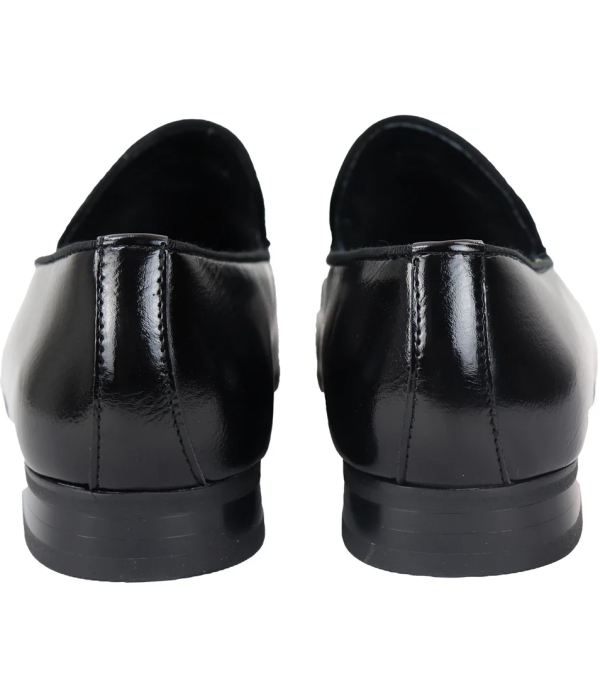 Men's Slip On Black Loafer Shoes