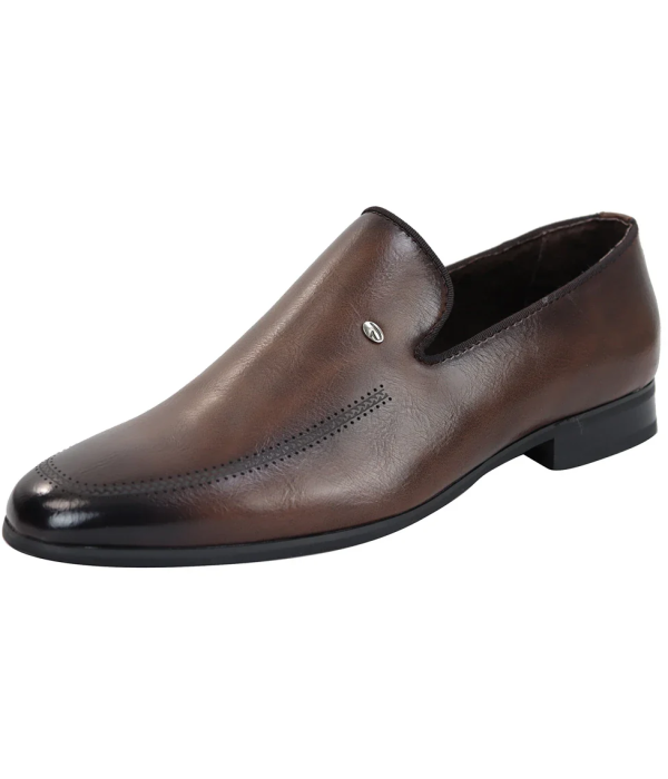 Men's Slip On Brown Loafer Shoes