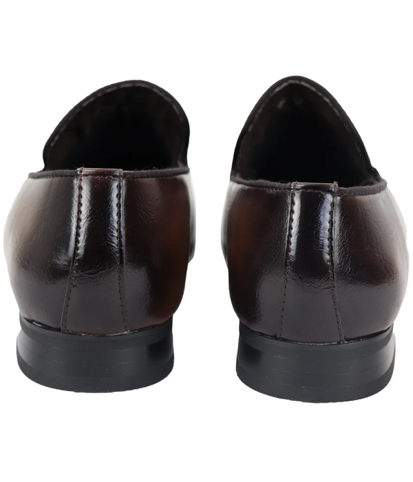 Men's Slip On Brown Loafer Shoes