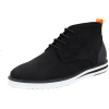 Men's Lace Up Suede Desert Black Boots