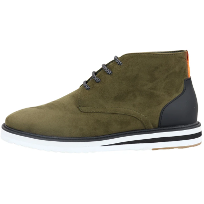 Men's Lace Up Suede Desert Green Boots