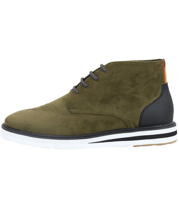 Men's Lace Up Suede Desert Green Boots