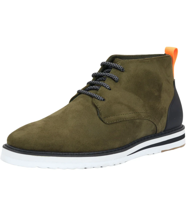 Men's Lace Up Suede Desert Green Boots