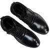 Men's Lace Up Black Ankle Boots