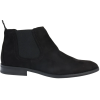 Men's Slip On Black Suede Leather Lined Chelsea Boots