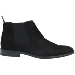 Men’s Slip On Black Suede Leather Lined Chelsea Boots