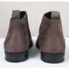 Men's Slip On Grey Suede Leather Lined Chelsea Boots