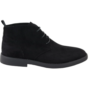 Mens’s Chukka Desert Lace Up Black Ankle Boots