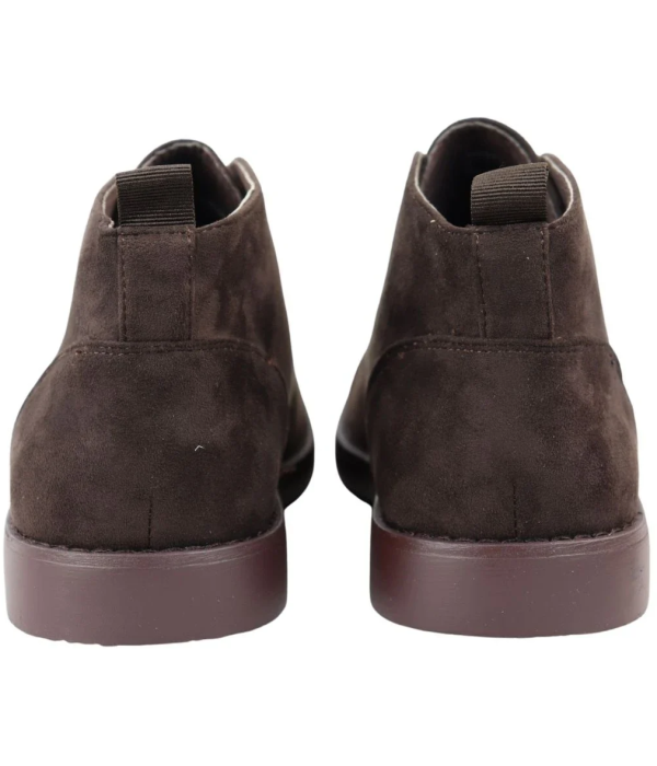 Mens's Chukka Desert Lace Up Brown Ankle Boots