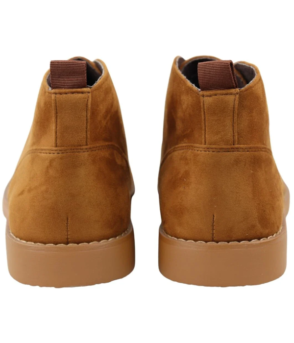 Mens's Chukka Desert Lace Up Tan Ankle Boots