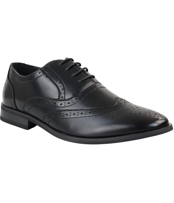 Men's Black Brogues Shoes