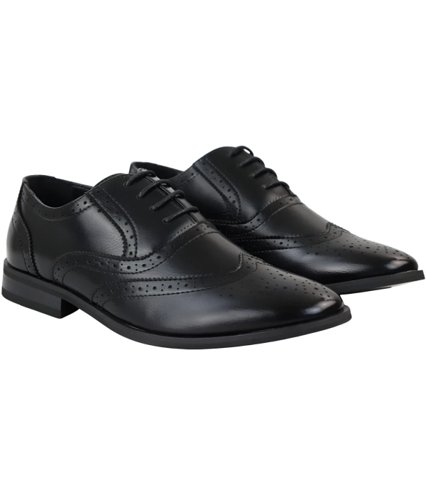 Men's Black Brogues Shoes