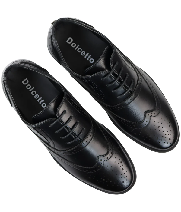 Men's Black Brogues Shoes