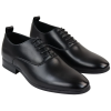 Men's Lace Up Black Derby Oxford Shoes