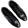 Men's Lace Up Black Derby Oxford Shoes