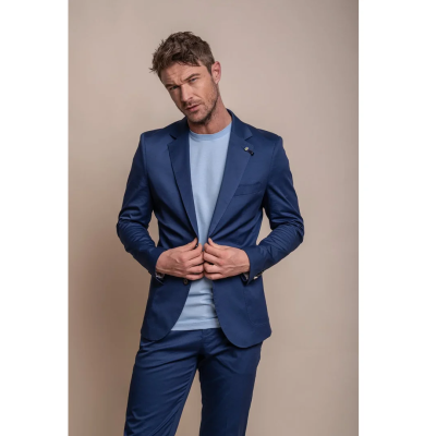 Mario - Men's Summer Blue Smart Blazer