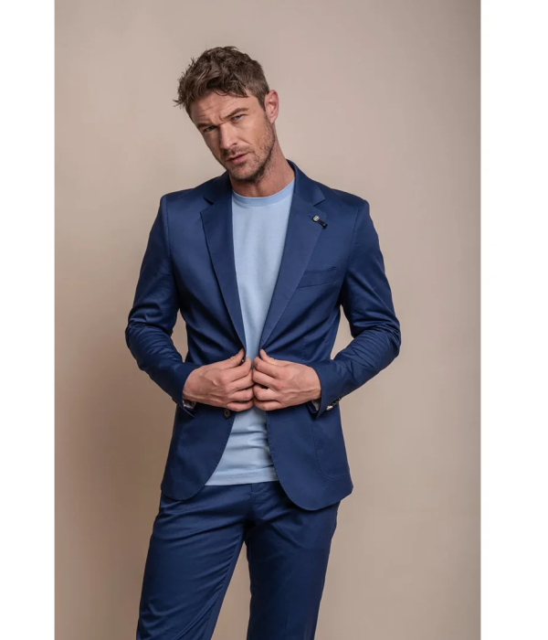 Mario - Men's Summer Blue Smart Blazer