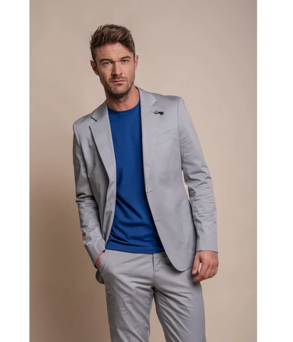 Mario - Men's Summer Light Blue Blazer