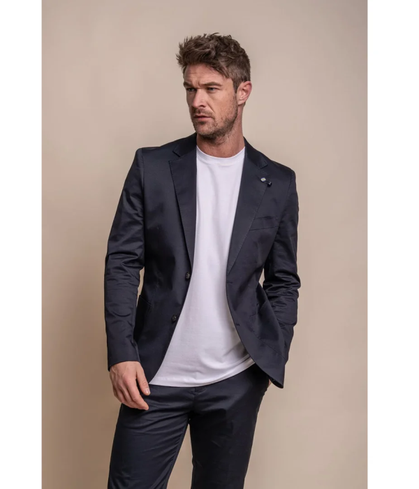 Mario - Men's Classic Summer Navy Blazer