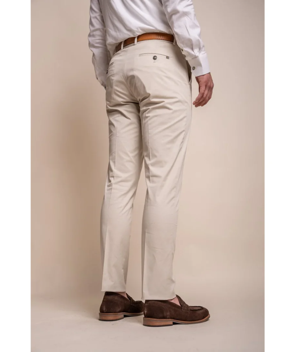 Mario - Men's Summer Beige Trousers