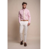 Mario - Men's Smart Summer Cream Trousers